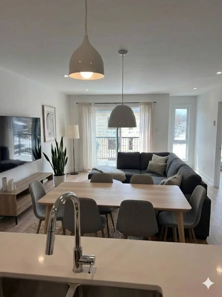 Superbe 5 ½ moderne – Dernier étage (LEED)