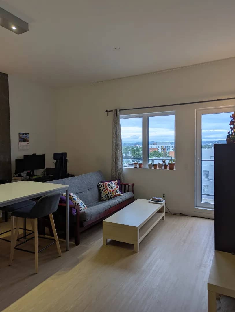 3½ à louer La Cité-Limoilou, Québec — photo 2 ( Lumineux 3½ tout inclus au 7e étage à Québec)