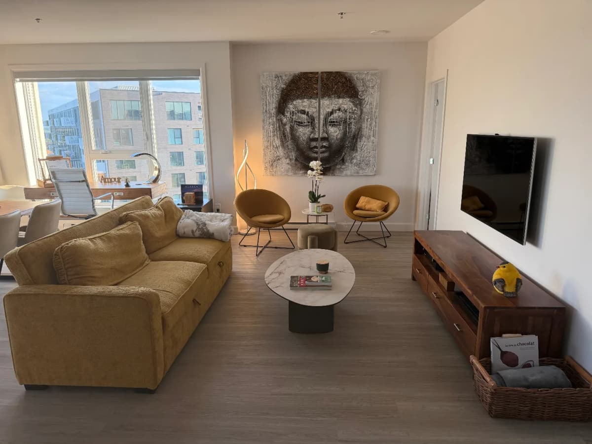 4½ à louer Brossard — photo 1 (Magnifique 4½ AlterEGO sur le fleuve – 1 160 pi² – Unité de )