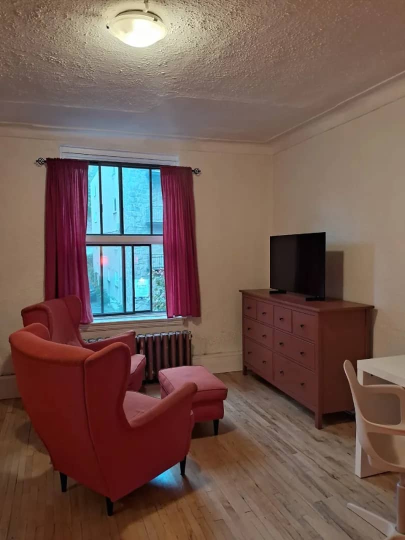 2½ à louer Le Plateau-Mont-Royal, Montréal — photo 3 (Lease transfer — furnished 2½ | all-inclusive | $1,375/month)