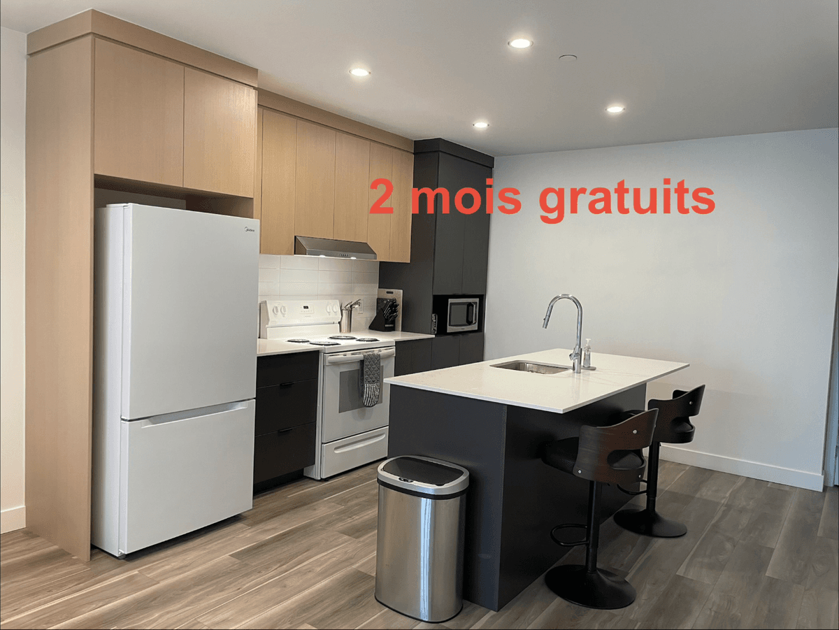 3½ à louer La Cité-Limoilou, Québec — photo 1 (Grand condo 3½ neuf à Limoilou )