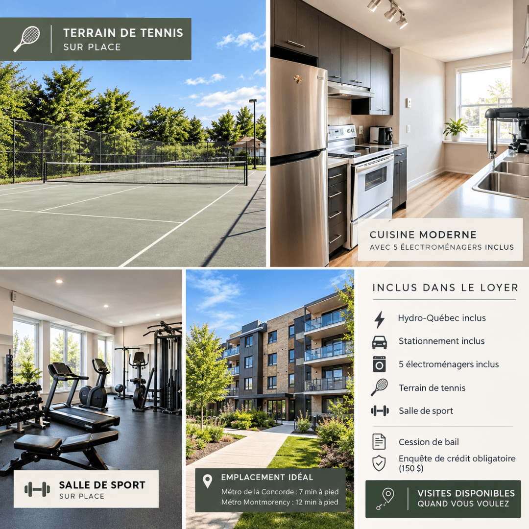 4½ à louer Laval-des-Rapides, Laval — photo 1 (Condo 4½ à Laval)